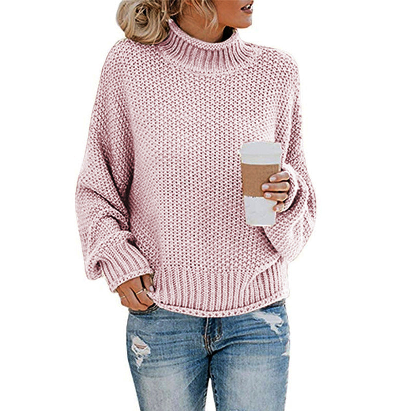 Pull col roulé mode hiver