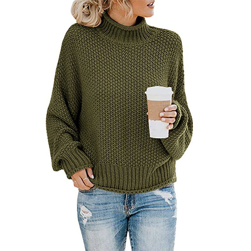 Pull col roulé mode hiver