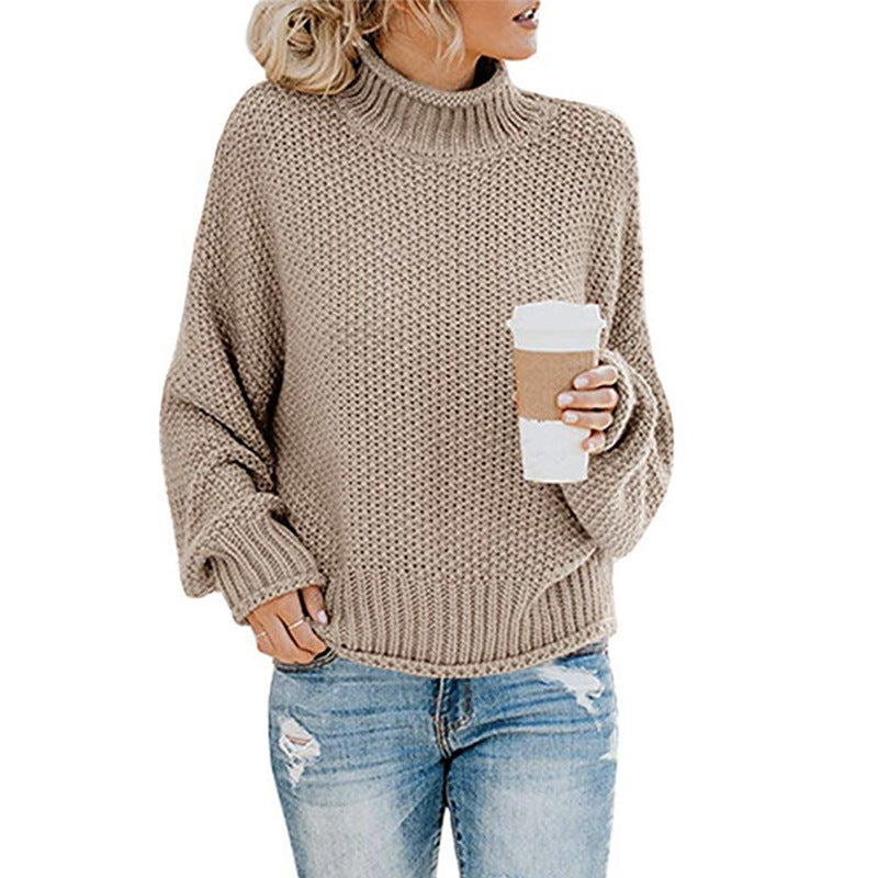 Pull col roulé mode hiver
