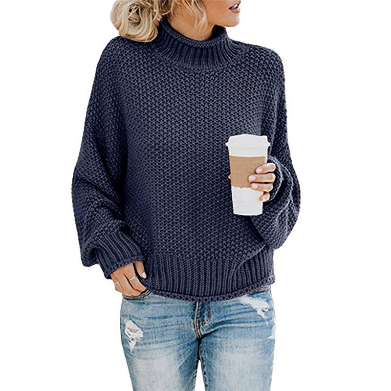 Pull col roulé mode hiver