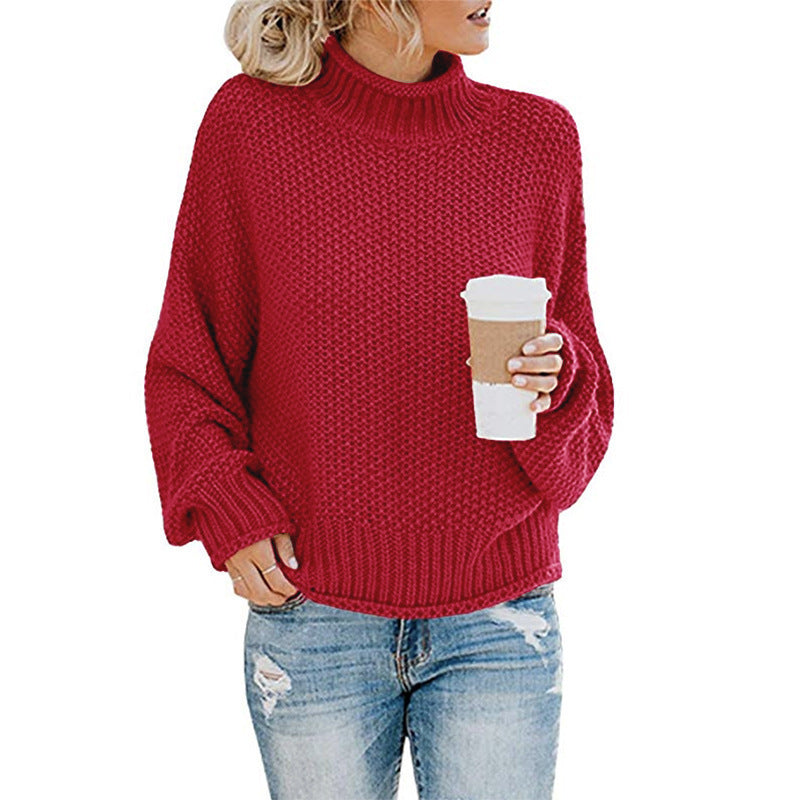 Pull col roulé mode hiver