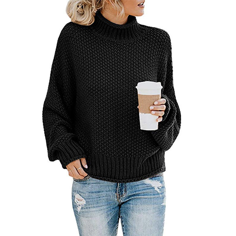 Pull col roulé mode hiver