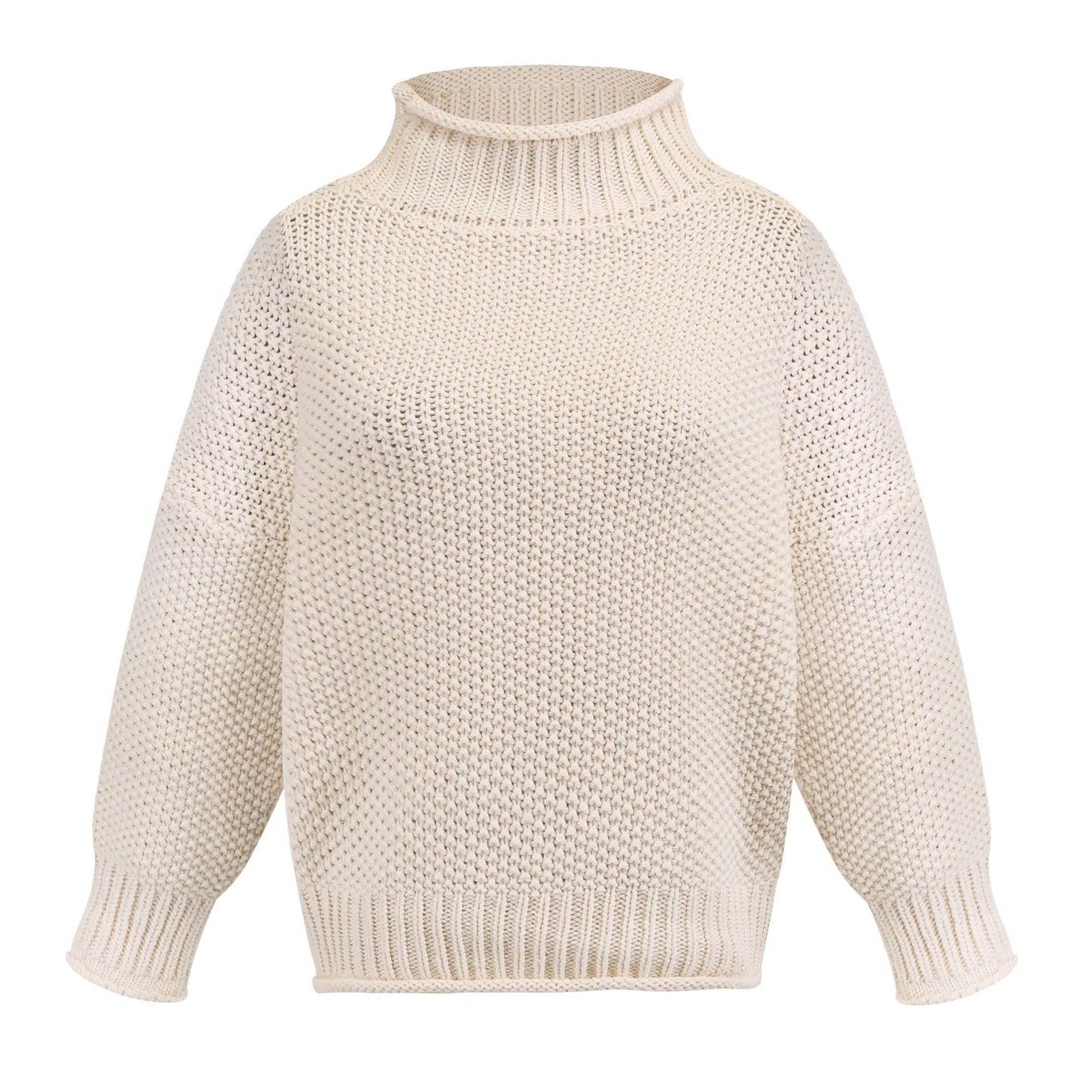 Pull col roulé mode hiver