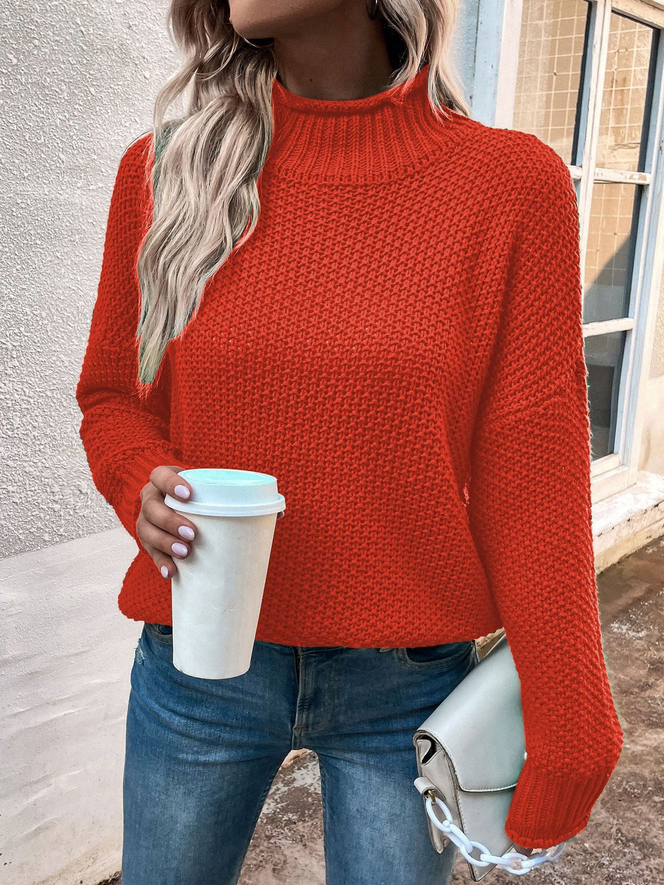 Pull col roulé mode hiver