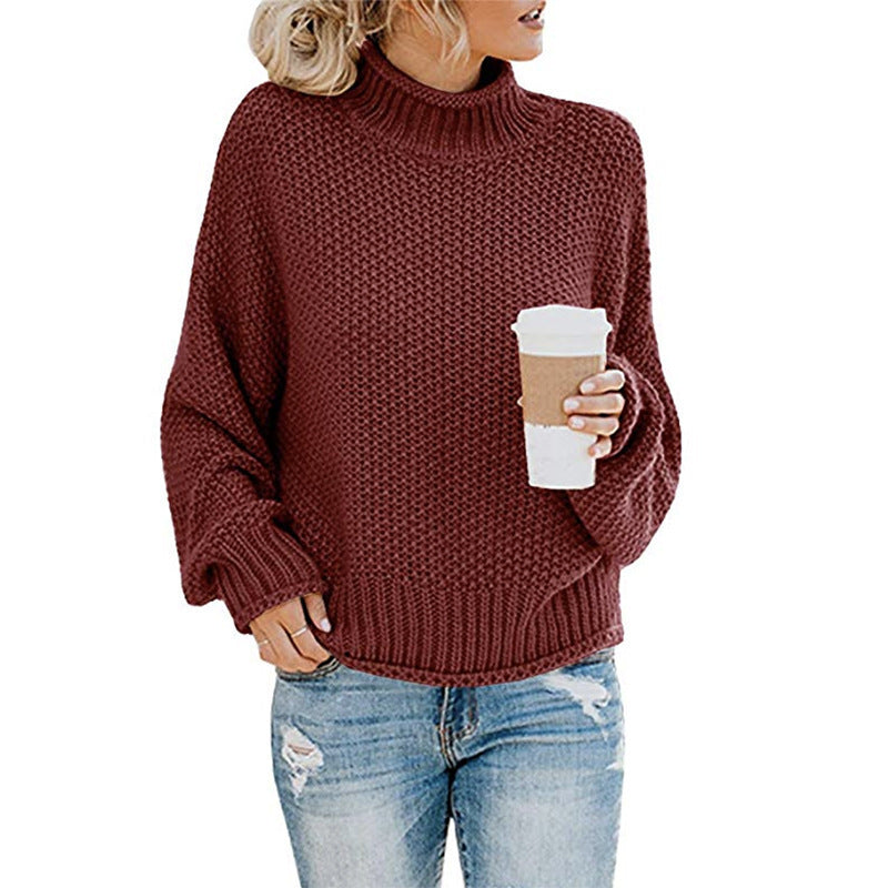 Pull col roulé mode hiver