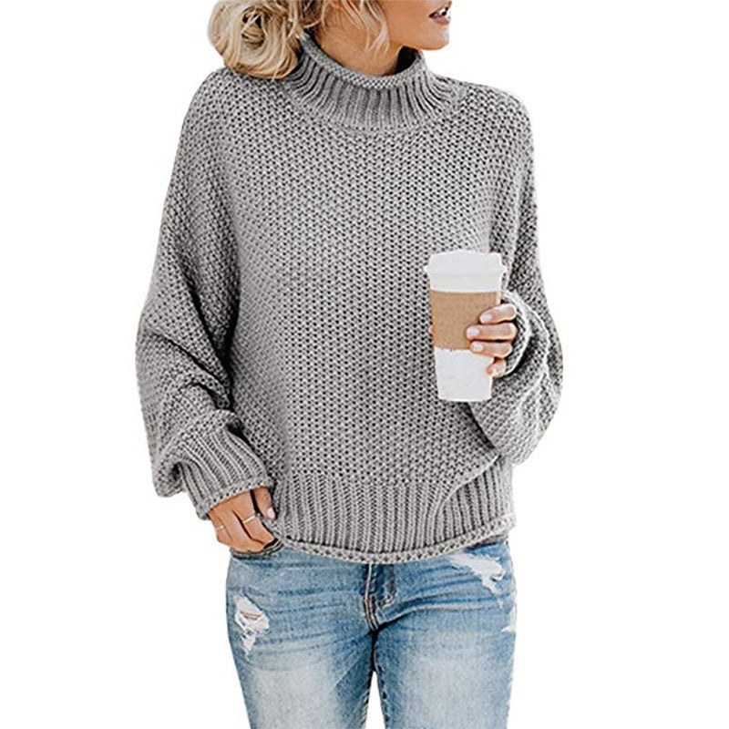 Pull col roulé mode hiver