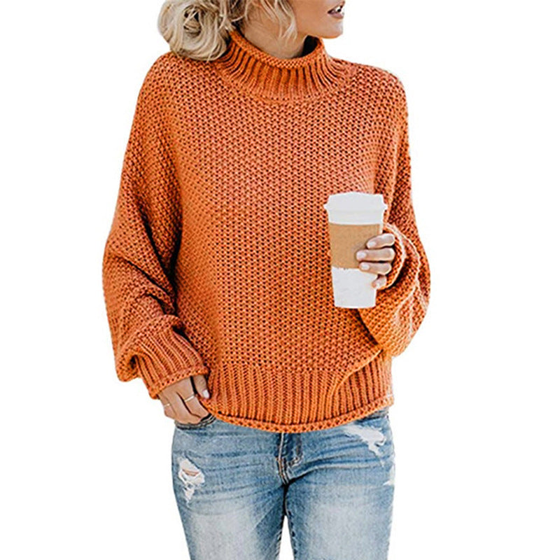Pull col roulé mode hiver