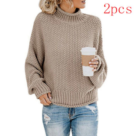 Pull col roulé mode hiver