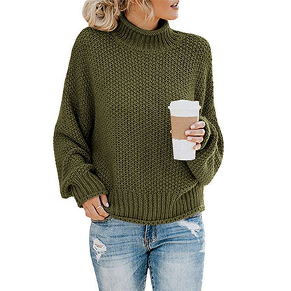 Pull col roulé mode hiver