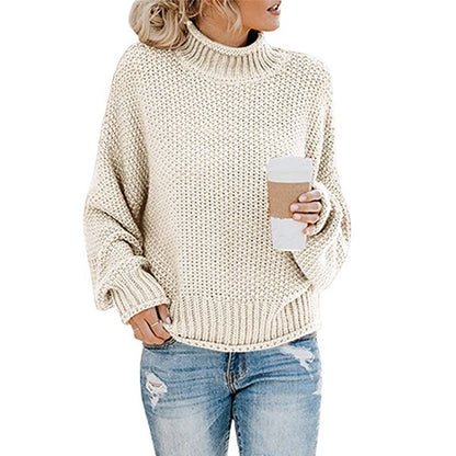 Pull col roulé mode hiver