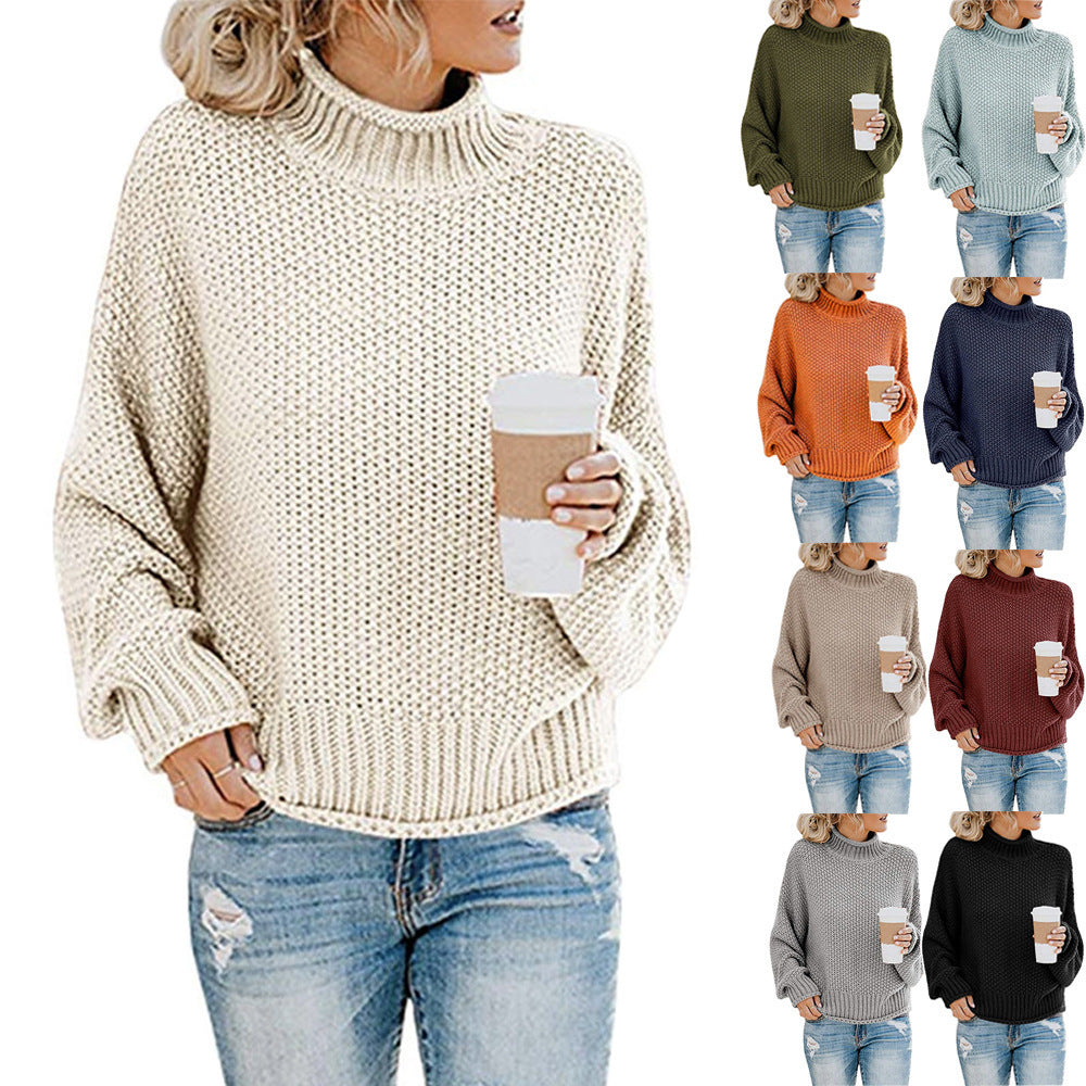 Pull col roulé mode hiver