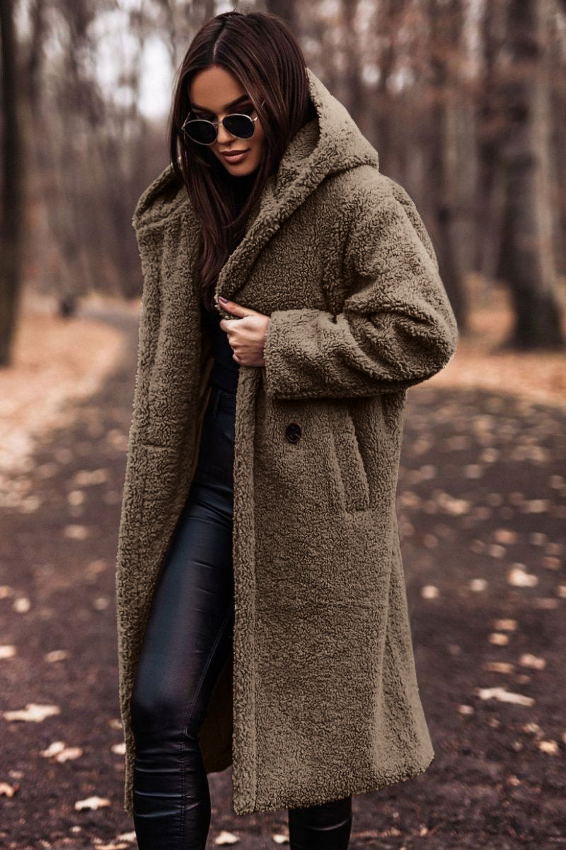 Manteau  Élégant en Peluche