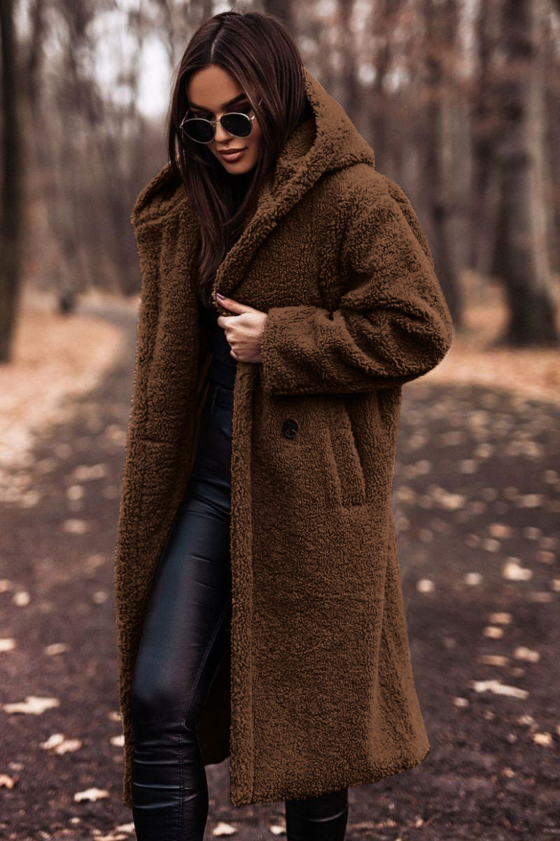 Manteau  Élégant en Peluche