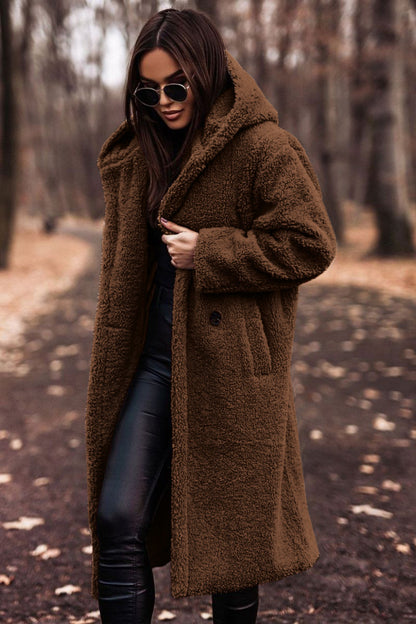Manteau  Élégant en Peluche