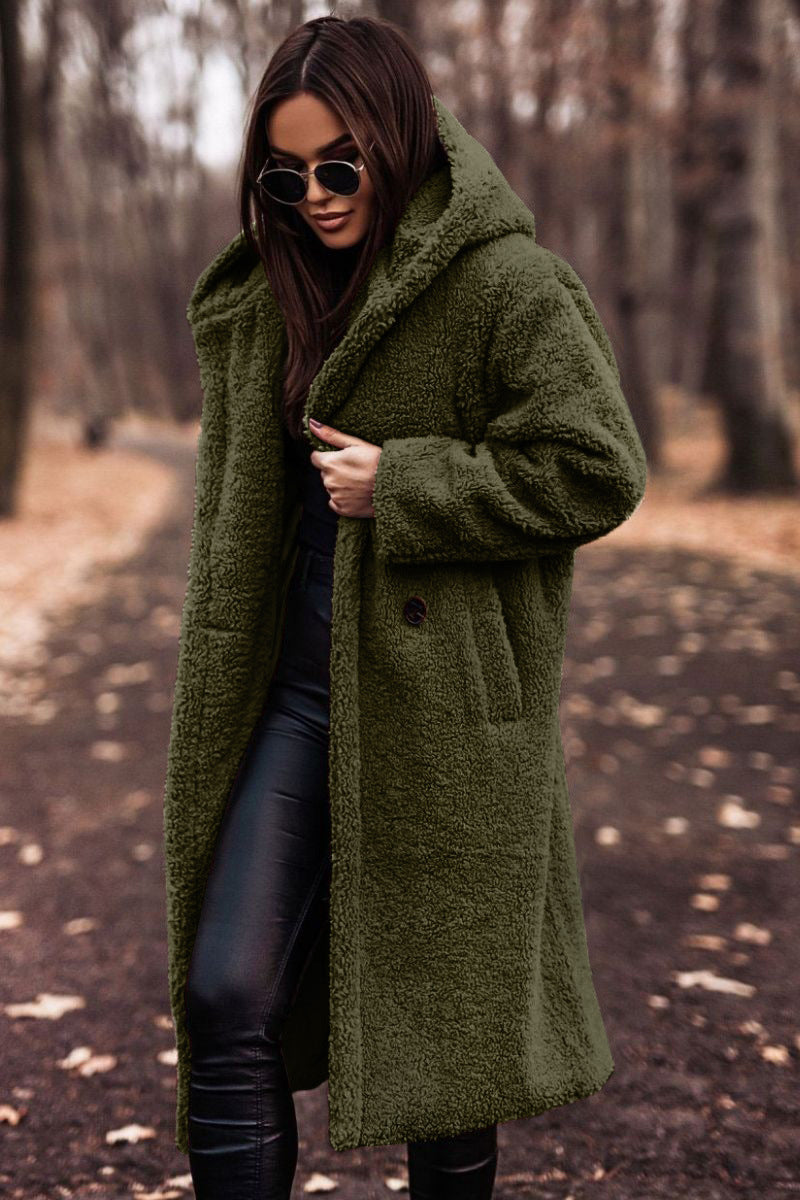 Manteau  Élégant en Peluche