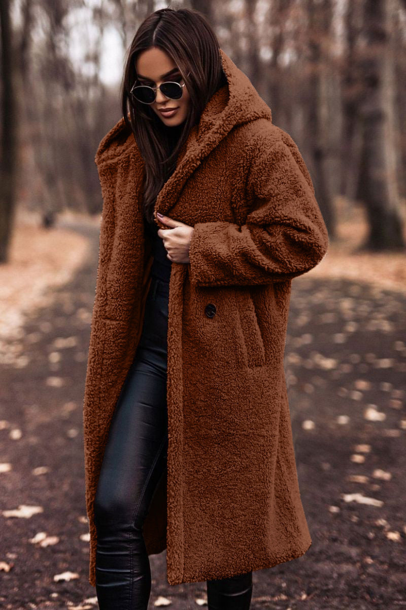 Manteau  Élégant en Peluche