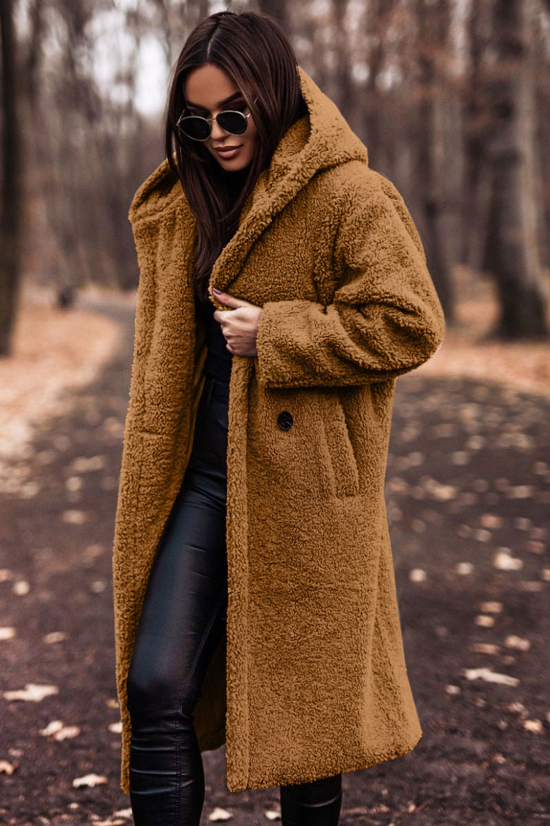 Manteau  Élégant en Peluche